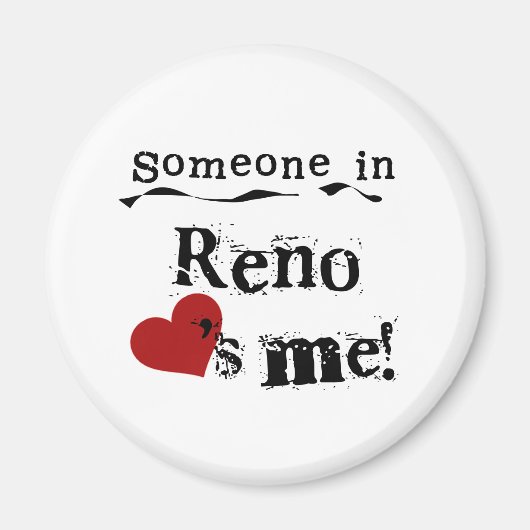Iemand in Reno Magneet (Voorkant)