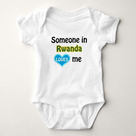 Iemand in Rwanda houdt van me Romper (Voorkant)