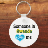 Iemand in Rwanda houdt van me Sleutelhanger (Voorkant)
