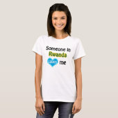 Iemand in Rwanda houdt van me T-shirt (Voorkant volledig)