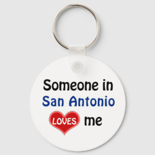 Iemand in San Antonio houdt van me Sleutelhanger