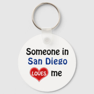 Iemand in San Diego houdt van me Sleutelhanger