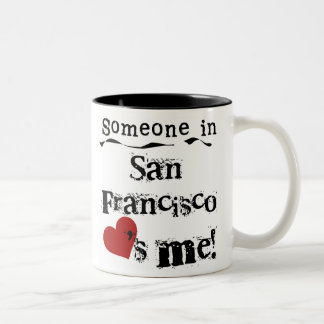 Iemand in San Francisco Tweekleurige Koffiemok