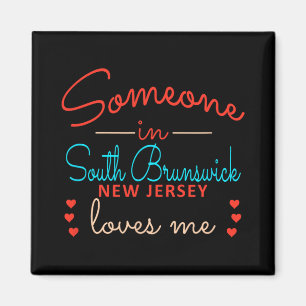 Iemand in South Brunswick New Jersey houdt van mij Magneet