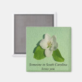 Iemand in South Carolina houdt van je... Apple Blo Magneet (Voorkant / Achterkant)