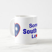 Iemand in South Carolina houdt van mij Koffiemok (Voorkant links)