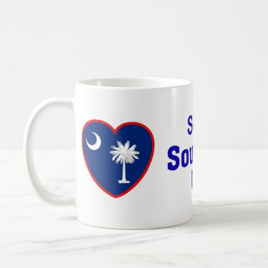 Iemand in South Carolina houdt van mij Koffiemok (Links)