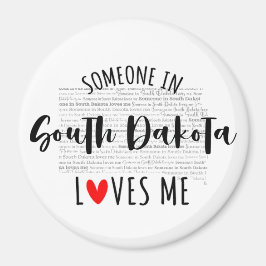 Iemand in South Dakota houdt van me Magnet
