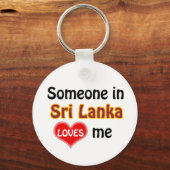 Iemand in Sri Lanka houdt van me Sleutelhanger (Voorkant)