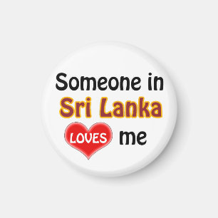Iemand in Sri Lanka houdt van mij Magneet