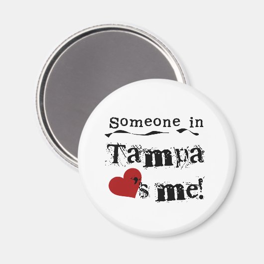 Iemand in Tampa Magneet (Voorkant / Achterkant)