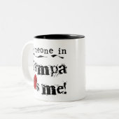 Iemand in Tampa Tweekleurige Koffiemok (Voorkant links)