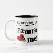 Iemand in Tampa Tweekleurige Koffiemok (Links)