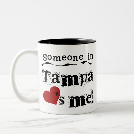 Iemand in Tampa Tweekleurige Koffiemok (Links)