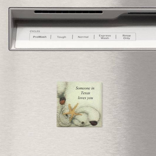 Iemand in Texas houdt van je - Magnet (Insitu (Vaatwasser))