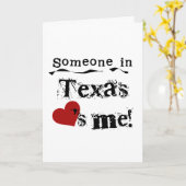 Iemand in Texas houdt van me Kaart (Gele Bloem)