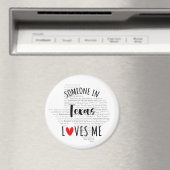 Iemand in Texas houdt van me Magnet (Insitu (Vaatwasser))