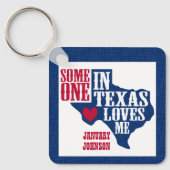 Iemand in Texas houdt van me Sleutelhanger (Voorkant)