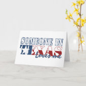 Iemand in Texas houdt van mij Kaart (Gele Bloem)