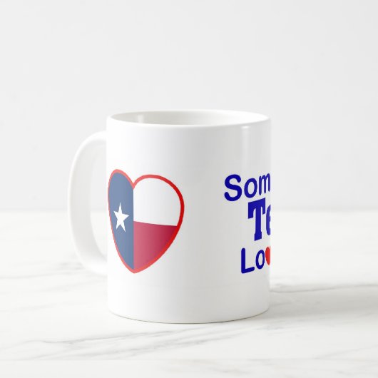 Iemand in Texas houdt van mij Koffiemok (Voorkant links)