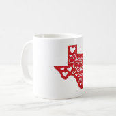 Iemand in Texas houdt van mij Koffiemok (Voorkant links)