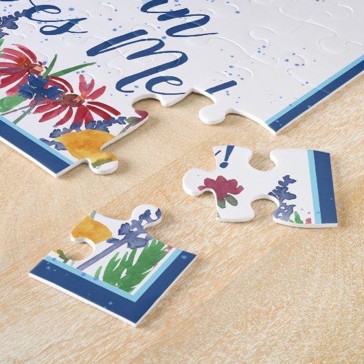 Iemand in Texas houdt van mij Legpuzzel (Zijkant)