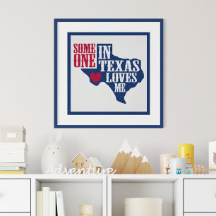 Iemand in Texas houdt van mij Poster