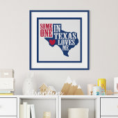 Iemand in Texas houdt van mij Poster