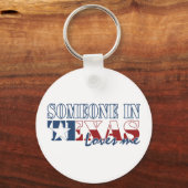 Iemand in Texas houdt van mij Sleutelhanger (Voorkant)