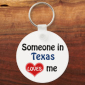 Iemand in Texas houdt van mij Sleutelhanger (Voorkant)