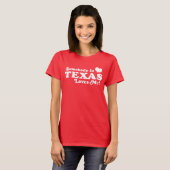 Iemand in Texas houdt van mij T-shirt (Voorkant volledig)