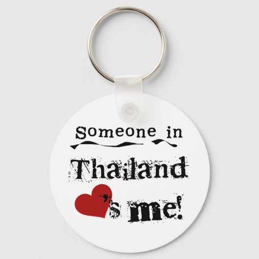 Iemand in Thailand houdt van mij Sleutelhanger (Voorkant)