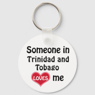 Iemand in Trinidad en Tobago houdt van me Sleutelhanger
