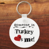Iemand in Turkije houdt van mij Sleutelhanger (Voorkant)