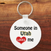 Iemand in Utah houdt van me Sleutelhanger (Voorkant)
