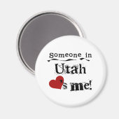 Iemand in Utah houdt van mij Magneet (Voorkant / Achterkant)