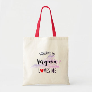 Iemand in Virginia houdt van mijn Canvas tas