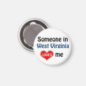 Iemand in West Virginia houdt van me Magneet (Voorkant / Achterkant)