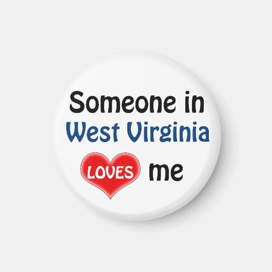 Iemand in West Virginia houdt van me Magneet (Voorkant)