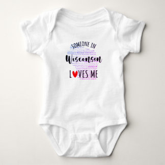Iemand in Wisconsin houdt van mij om een Baby-pak Romper