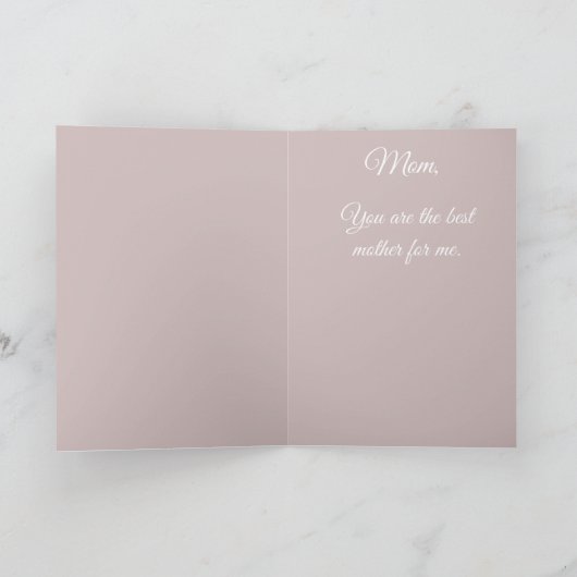 Iemand is de beste moeder | Baby uil in boomfoto Kaart (Binnen)