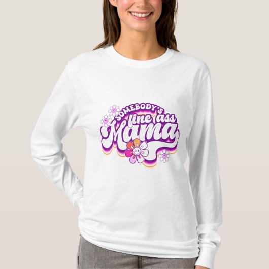 Iemand is prima mama heet roze t-shirt (Voorkant)