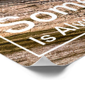 Iemand kijkt naar Chipmunk Poster (Hoek)