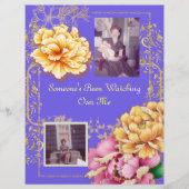 Iemand kijkt naar mijn gedicht. (Voorkant)