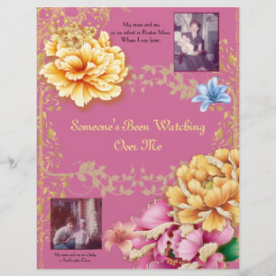 Iemand kijkt over mij gepersonaliseerd papier