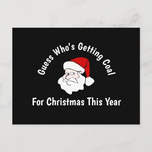 Iemand krijgt geld voor kerstBriefkaart Briefkaart (Voorkant)