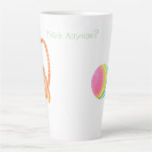 Iemand? Latte Mok (Voorkant)