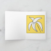 Iemand met Aap Feestdagen Kaart (Binnen)