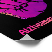 Iemand met Alzheimer Liefde Alzheimer Bewustzijn S Poster (Hoek)