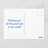 Iemand met AUTISM verlicht mijn wereld Briefkaart (Achterkant)